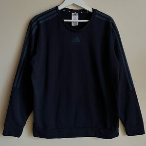 Adidas Men's L Navy Crewneck Sweater